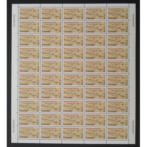Canada 540 Sheet MNH