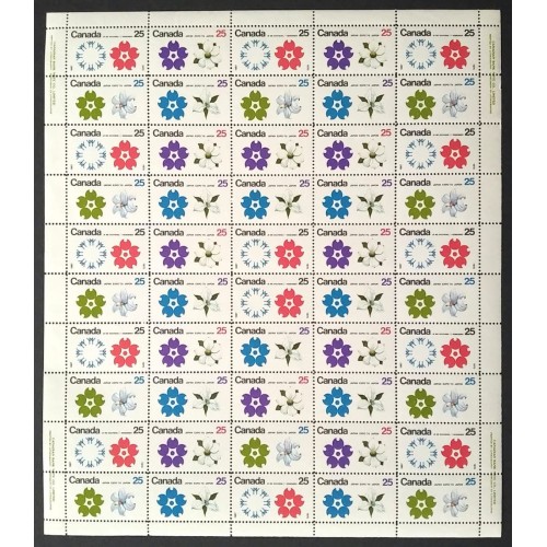 Canada 511a Sheet MNH