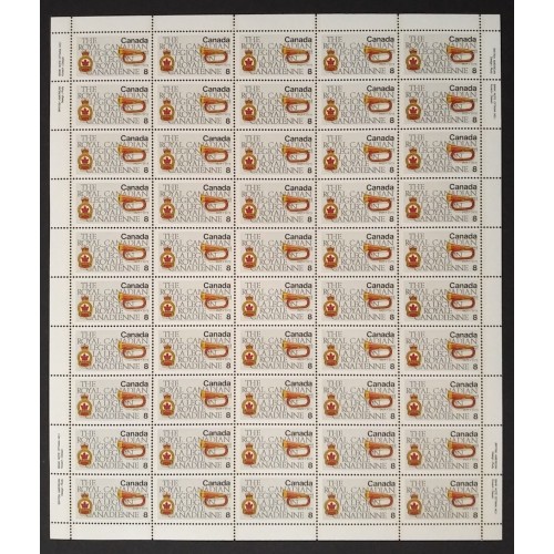 Canada 680 Sheet Plate No. 1 MNH