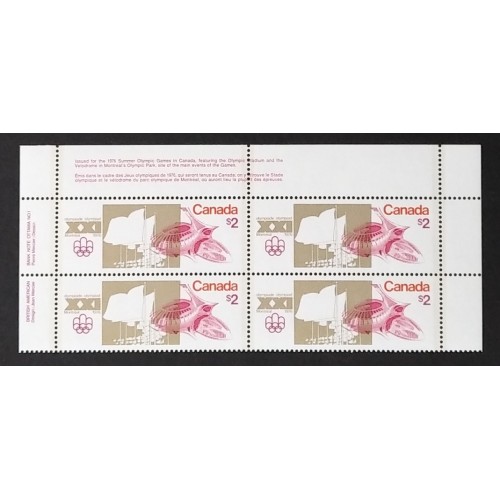 Canada 688 Plate Block UL VF MNH