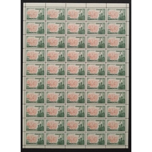 Canada 475 Sheet Field Stock MNH