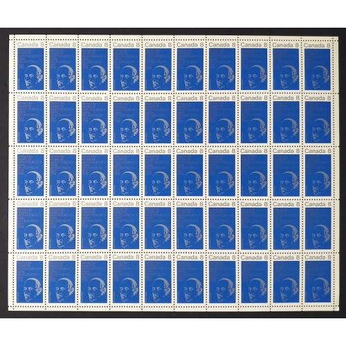 Canada 611 Sheet Field Stock MNH