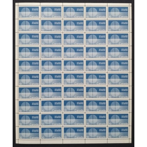 Canada 513 Sheet Field Stock MNH