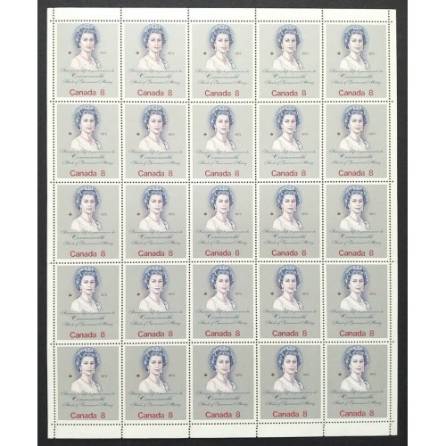 Canada 620-MF Sheet Field Stock MNH