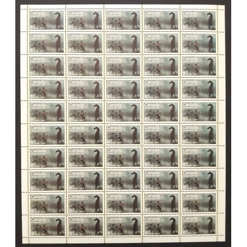 Canada 667|667i|667ii Sheet Field Stock MNH