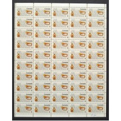 Canada 680i Sheet Field Stock MNH