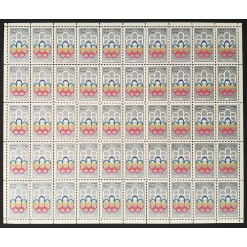 Canada B2i Sheet Field Stock MNH