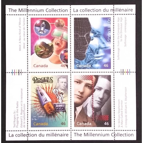 Canada 1818 Mini Pane MNH