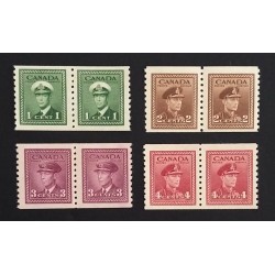 Canada 278-81 Pairs F-VF MNH