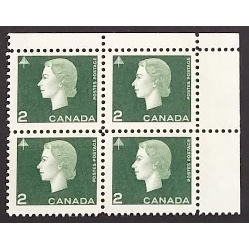 Canada 402 Corner Block UR VF MNH