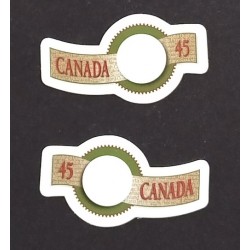 Canada 1568ii-9iv Die Cut VF MNH