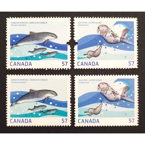 Canada 2387a-d Singles from Souvenir Sheet & Booklet Pane VF MNH