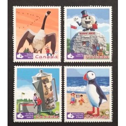 Canada 2397a-d Singles from Souvenir Sheet VF MNH