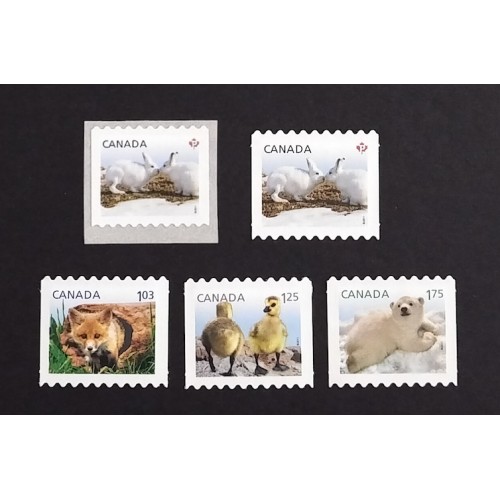 Canada 2425|2426ii-9ii Die Cut Set VF MNH