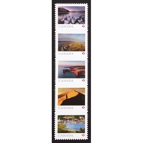 Canada 3225i Die Cut Strip VF MNH