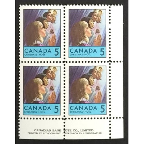 Canada 502 Plate Block LR VF MNH