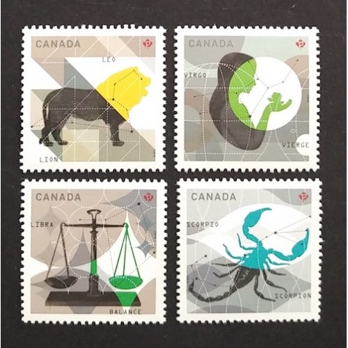 Canada 2446a-d Singles from Souvenir Sheet VF MNH