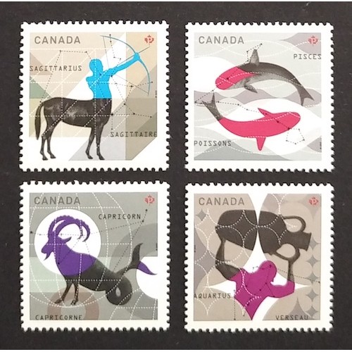 Canada 2447a-d Singles from Souvenir Sheet VF MNH