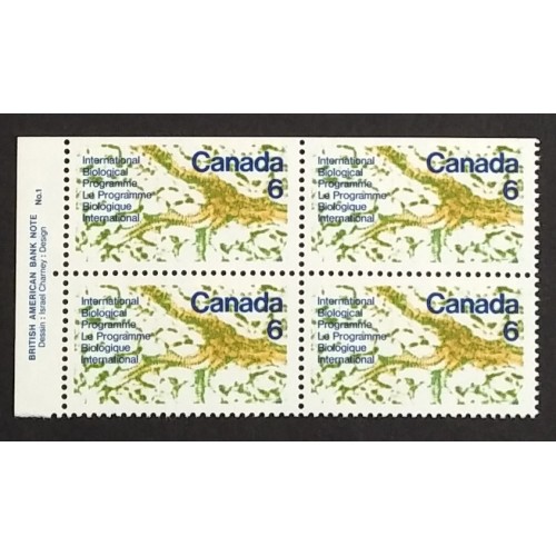 Canada 507 Plate Block UL No. 1 VF MNH