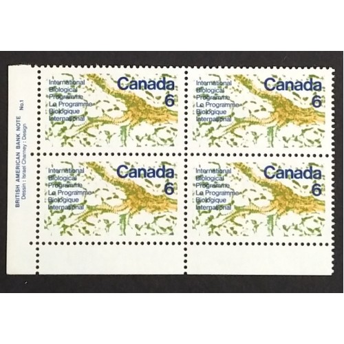 Canada 507 Plate Block LL No. 1 VF MNH