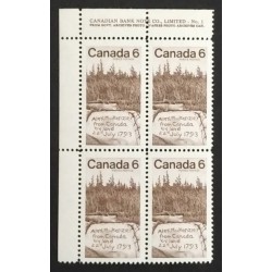Canada 516 Plate Block UL No. 1 VF MNH