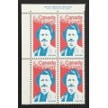 Canada 515 Plate Block UL VF MNH