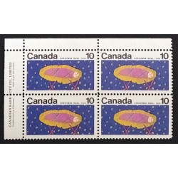 Canada 529 Plate Block UL VF MNH