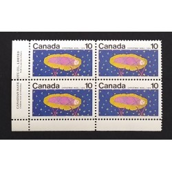 Canada 529 Plate Block LL VF MNH