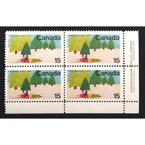 Canada 530 Plate Block LR VF MNH