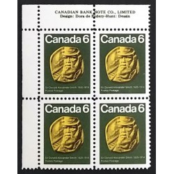 Canada 531 Plate Block UL VF MNH
