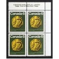 Canada 531 Plate Block UR VF MNH
