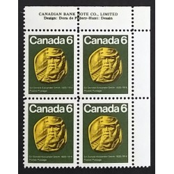 Canada 531 Plate Block UR VF MNH