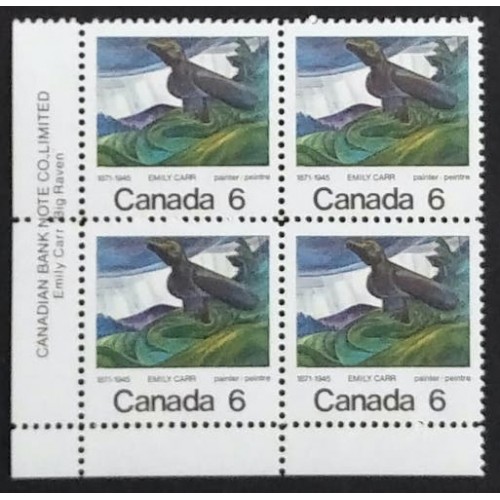 Canada 532 Plate Block LL VF MNH