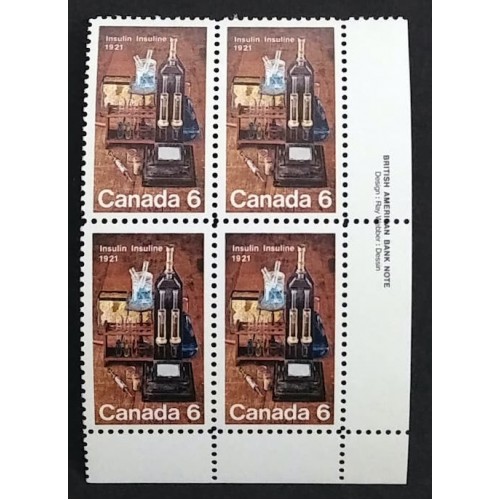 Canada 533 Plate Block LR VF MNH