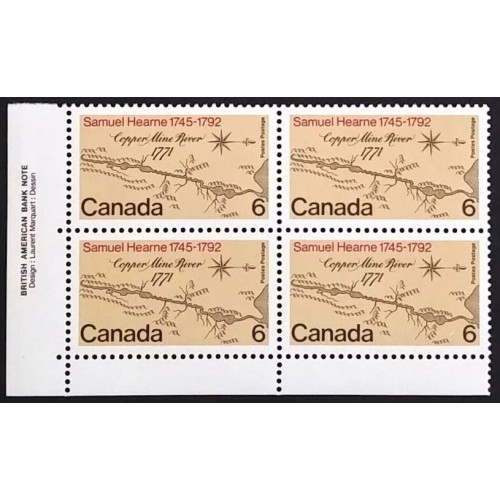 Canada 540 Plate Block LL VF MNH