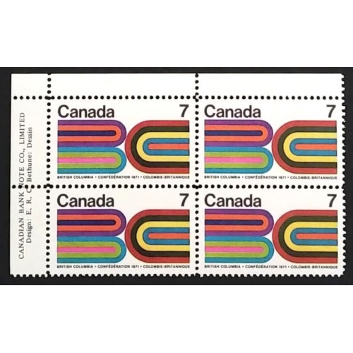 Canada 552 Plate Block UL VF MNH