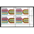Canada 552 Plate Block LR VF MNH