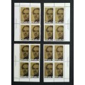 Canada 616 Plate Blocks Matched Set VF MNH