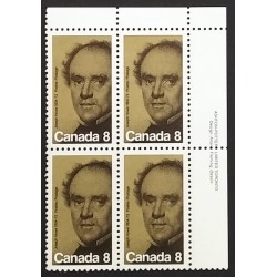 Canada 616 Plate Block UR VF MNH