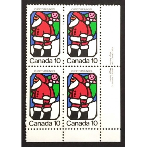 Canada 627 Plate Block LR VF MNH