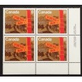 Canada 633 Plate Block LR VF MNH
