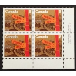 Canada 633 Plate Block LR VF MNH