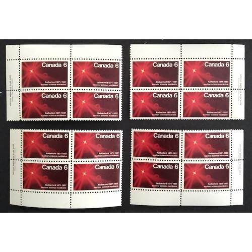 Canada 534 Plate Blocks Matched Set VF MNH