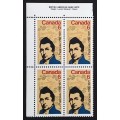 Canada 539 Plate Block UL VF MNH