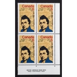 Canada 539 Plate Block LR VF MNH