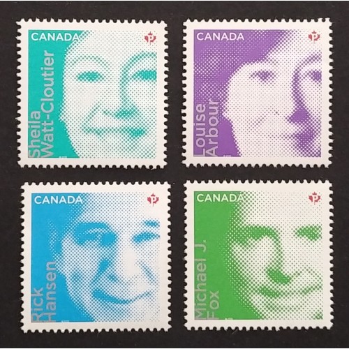 Canada 2549a-d Singles from Souvenir Sheet VF MNH