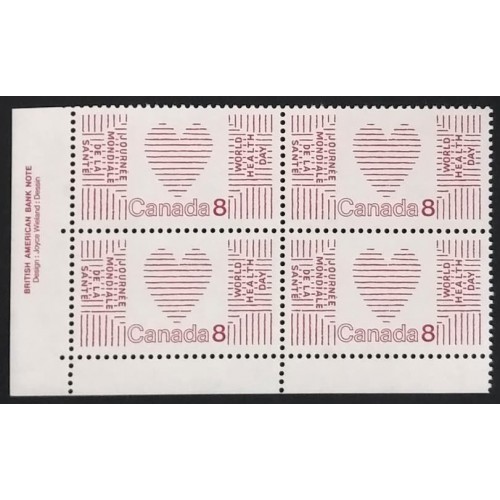 Canada 560i Plate Block LL VF MNH
