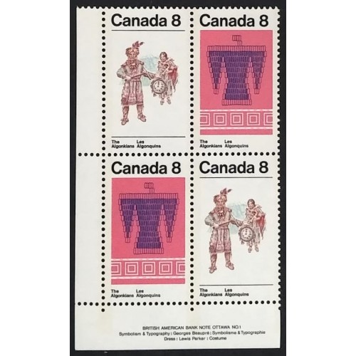Canada 569ai Plate Block LL VF MNH
