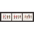 Canada 2577a-c Singles from Souvenir Sheet VF MNH