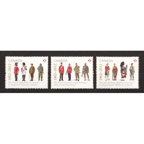Canada 2577a-c Singles from Souvenir Sheet VF MNH